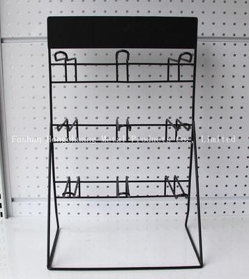 Μαύρο ράφι επίδειξης μπαταριών H500mm W310mm, ράφι Pegboard εργαλείων τοίχων γκαράζ