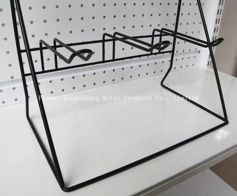 Μαύρο ράφι επίδειξης μπαταριών H500mm W310mm, ράφι Pegboard εργαλείων τοίχων γκαράζ