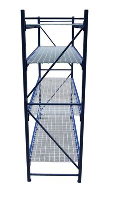 μήκος 600mm 1880mm μπλε χρώμα ραφιών αποθήκευσης αποθηκών εμπορευμάτων πλάτους