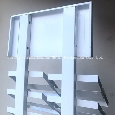 ράφι επίδειξης δειγμάτων ύψους 320*480 χιλ. 2050mm, ράφια επίδειξης γυαλιού με το λευκό