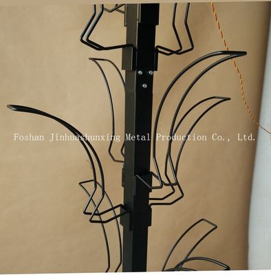 Ράφι επίδειξης εξαρτημάτων αυτοκινήτων L700mm W700mm, στάσεις επίδειξης κρανών με το γάντζο