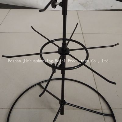 Ύψος 460mm μήκος 330mm καλλυντικό ράφι επίδειξης, ράφι κοσμήματος σκουλαρικιών 2 στρώματα