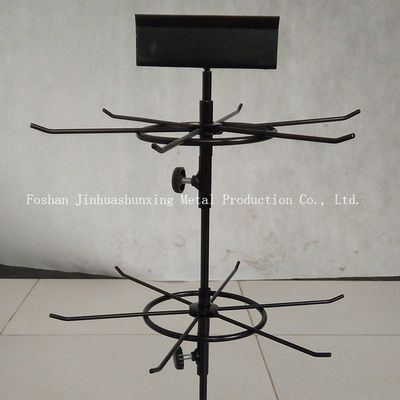 Ύψος 460mm μήκος 330mm καλλυντικό ράφι επίδειξης, ράφι κοσμήματος σκουλαρικιών 2 στρώματα