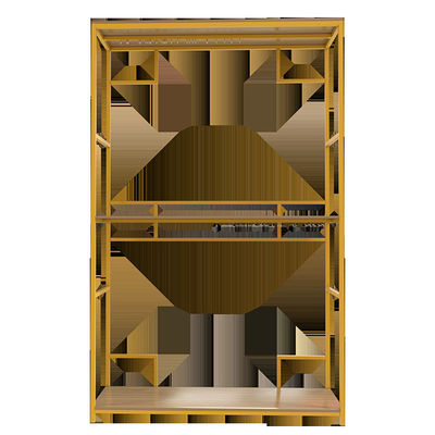 Διπλό στρώμα 255mm βάθος γραφείο επίδειξης ραφιών διοργανωτών ιματισμού 407mm ύψους με την κλειδαριά