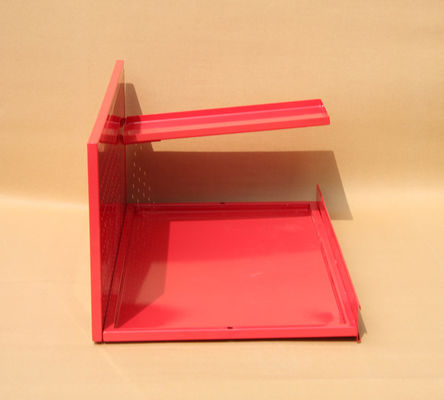 Μίνι μέγεθος ραφιών επίδειξης Pegboard έγκρισης HongChuang TUV επιστρώματος δύναμης