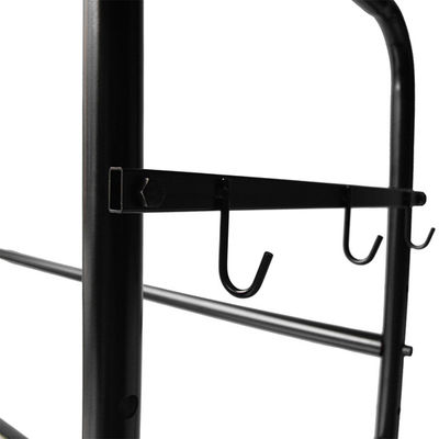 Ύψος 1250mm μήκος 1180mm ράφι αποθήκευσης ροδών με τους γάντζους