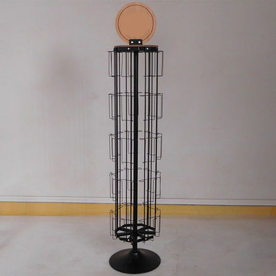 L1680mm W350mm που περιστρέφονται τη λιανική στάση επίδειξης, που περιστρέφεται το μέταλλο επίδειξης καρτών