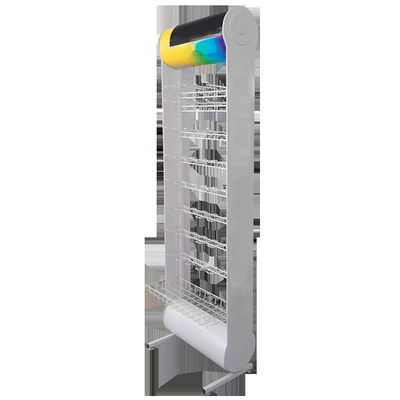 Σύγχρονο ύφους ράφι 600*355*2030mm επίδειξης μπαταριών χρώματος συνήθειας άσπρο