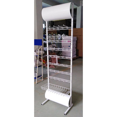 Σύγχρονο ύφους ράφι 600*355*2030mm επίδειξης μπαταριών χρώματος συνήθειας άσπρο