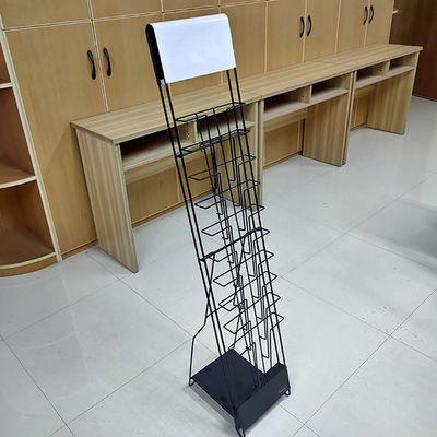 Προσαρμοσμένο μήκος 250mm ύψος 1310mm ραφιών επίδειξης υπεραγορών περιοδικών