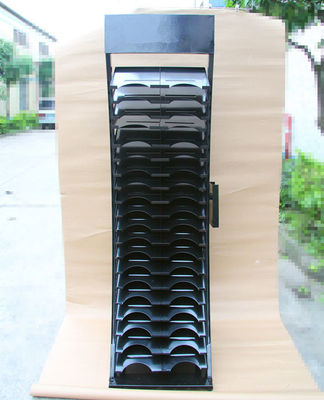 μήκος 700mm 575mm ράφι επίδειξης δειγμάτων κεραμιδιών πλάτους, ο Μαύρος ραφιών επίδειξης κεραμικών κεραμιδιών