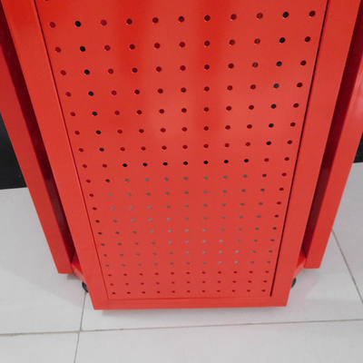 Ράφι επίδειξης Pegboard τεσσάρων σειρών με το λογότυπο συνήθειας κατόχων